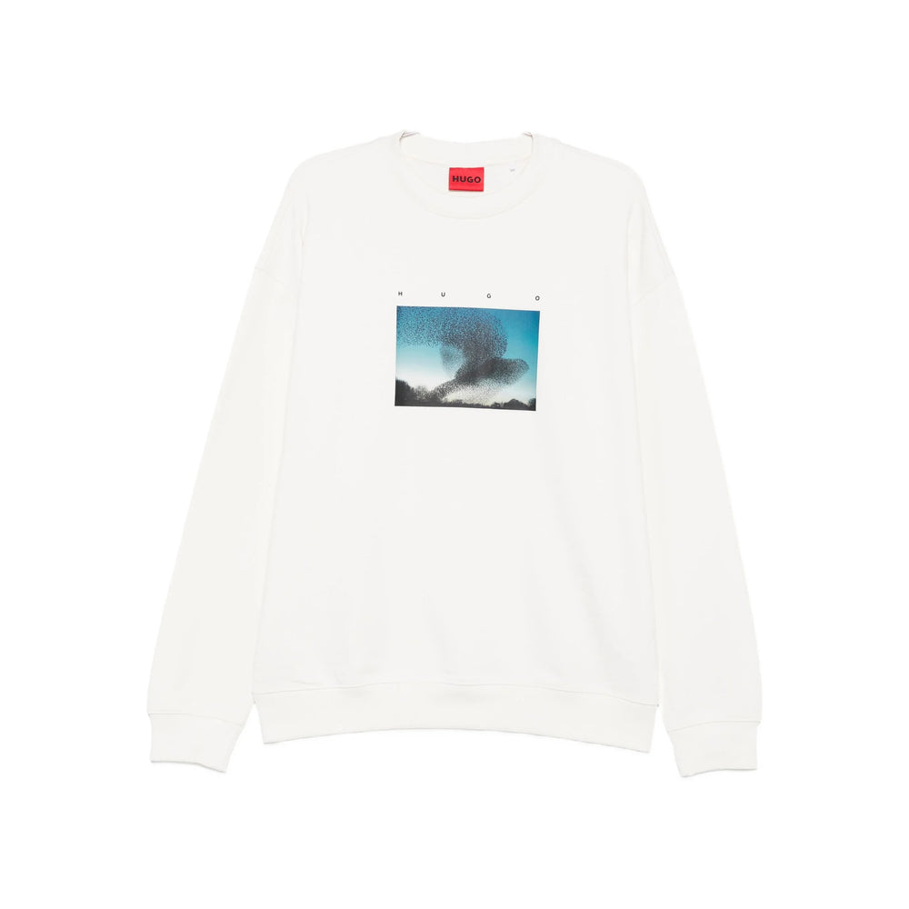 Hugo Sweatshirts - White | 51edab88036cd6a6636c99649fdf17e895a92a01