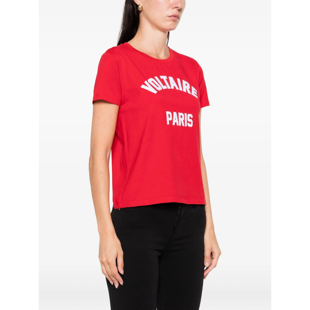 Zadig & Voltaire T Shirts - Red | 2098cd2ad9aba6318f7196496632fb669d55b610