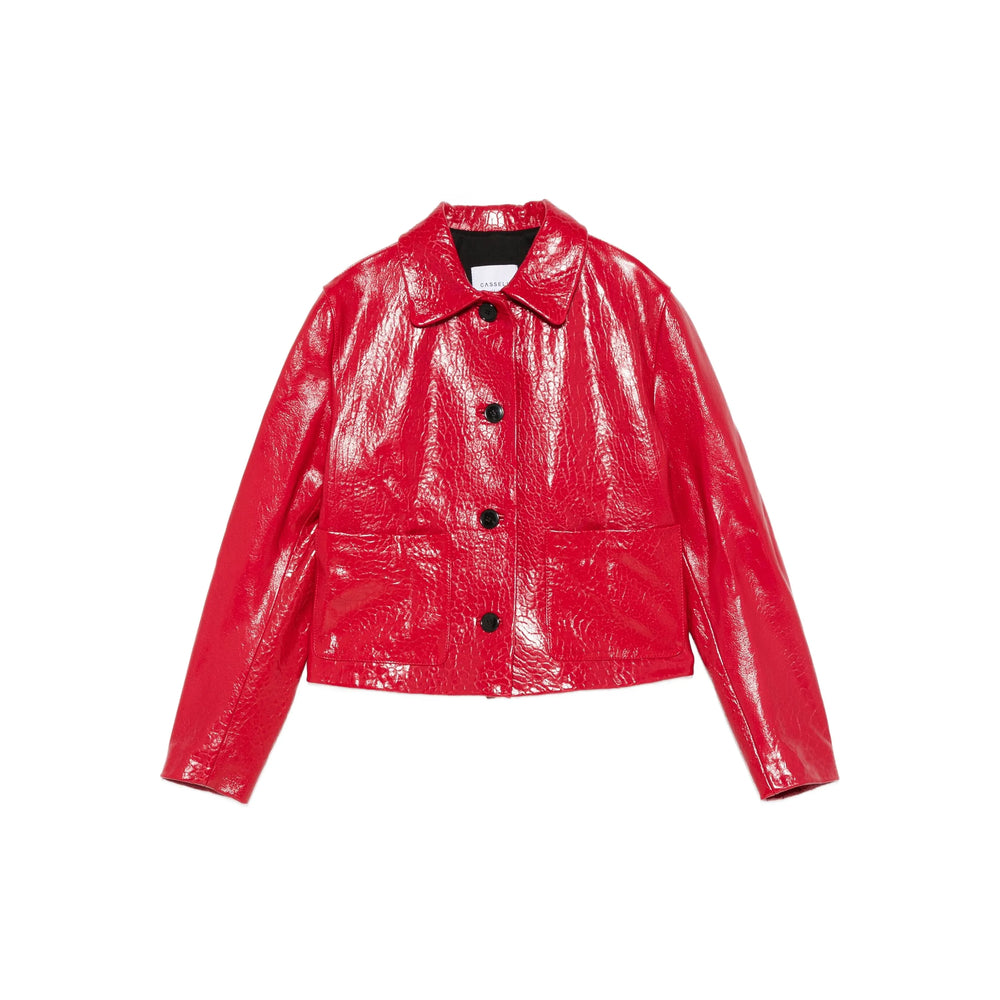Cassell Leather Outerwears - Red | 6855f3a69f694e4d85aa09b521f0e66188a491b4
