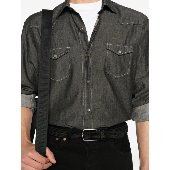 Barba Napoli Shirts - Black | 7d56512e87da8d001a5fe7aa941cbcde1a2a2fc9