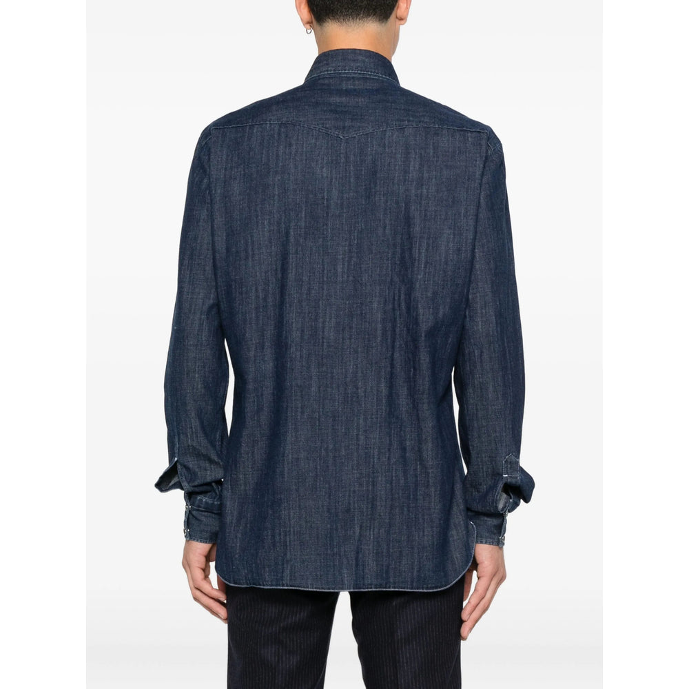 Barba Napoli Shirts - Blue | 494ca5831f938fa43947fefa835f83b783d394df