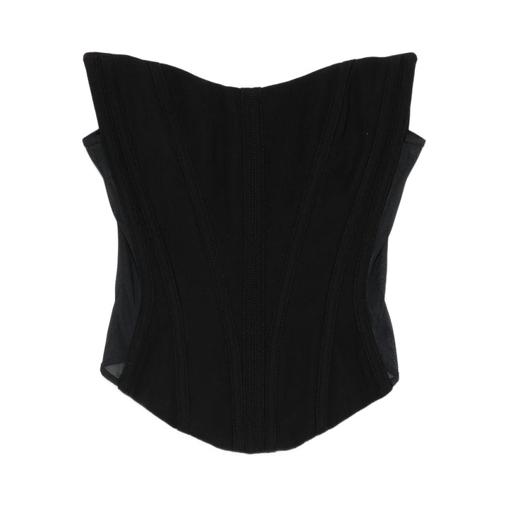 Mugler Tops - Black | 4a58939e9a9e9f2a145536fe20404c85665f56fc