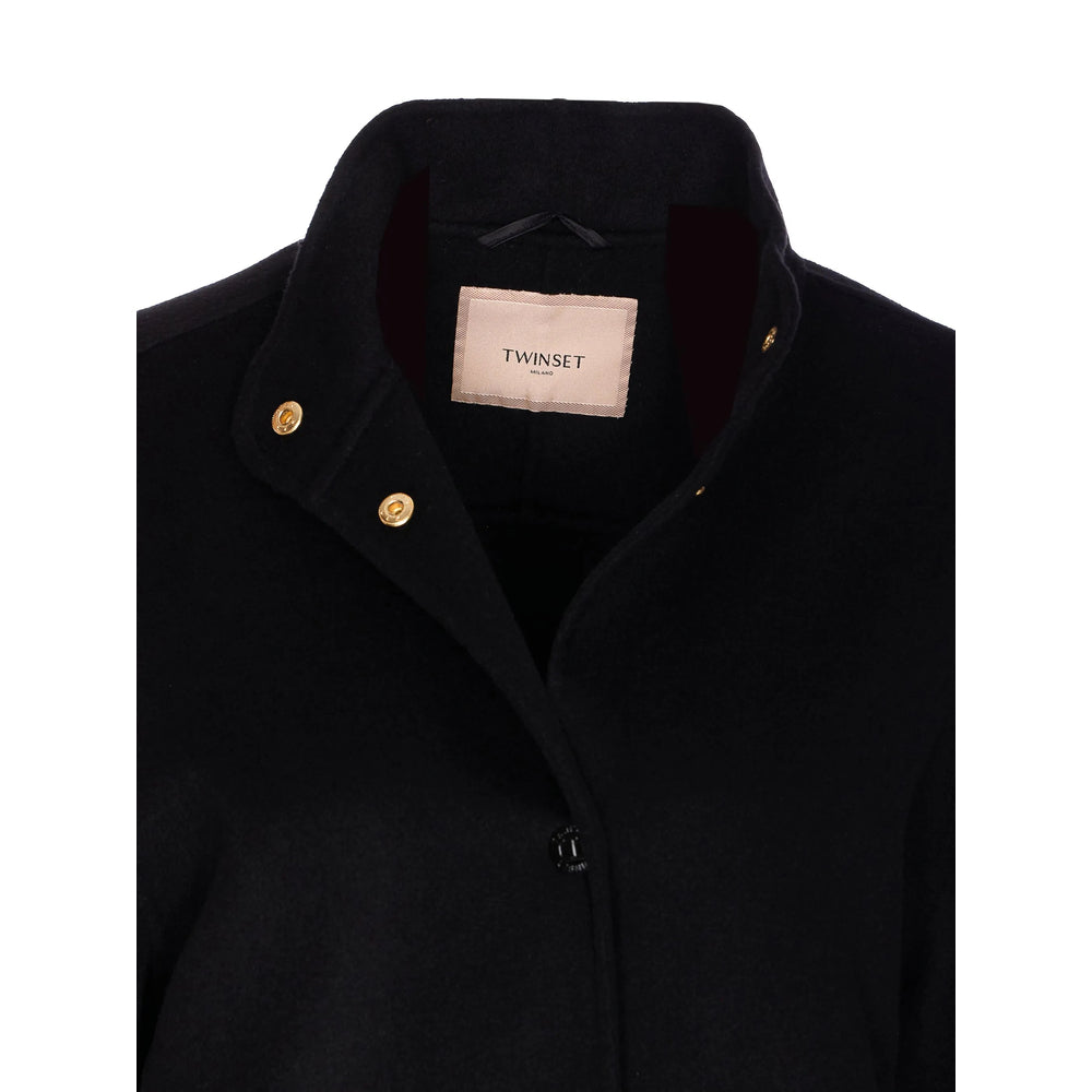 Twinset Coats - Black | 3ac2246885ae6d7df2a7c760ee00d5c0cbfd3978
