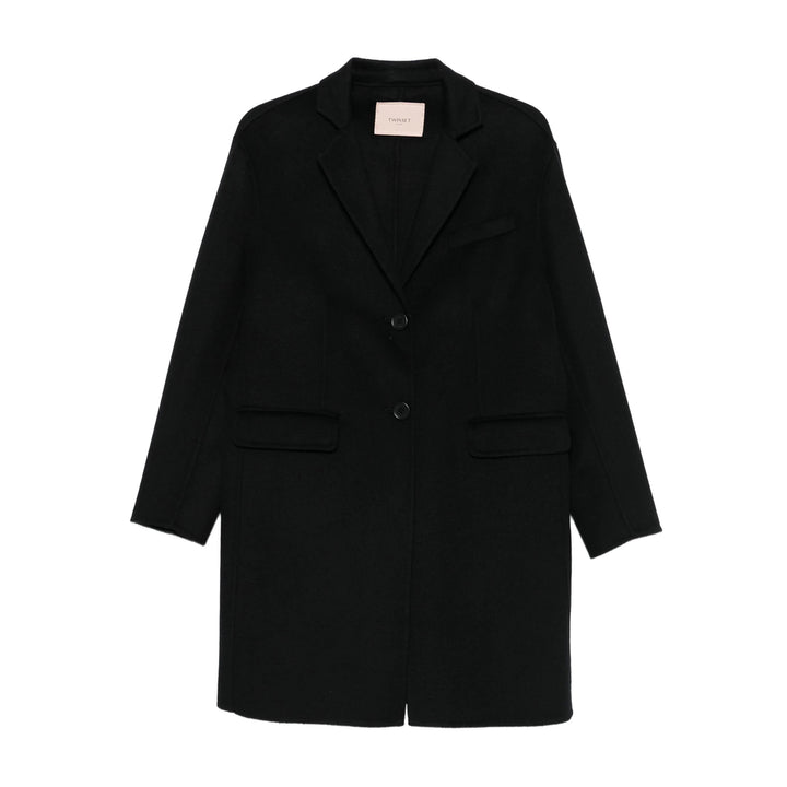 Twinset Coats - Black | c5387f65ffaf9084c45ba1916305181654eba531