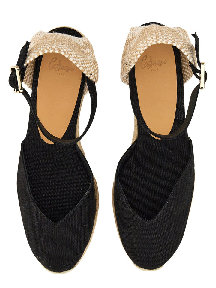 Castañer Wedges - Black | Wanan Luxury