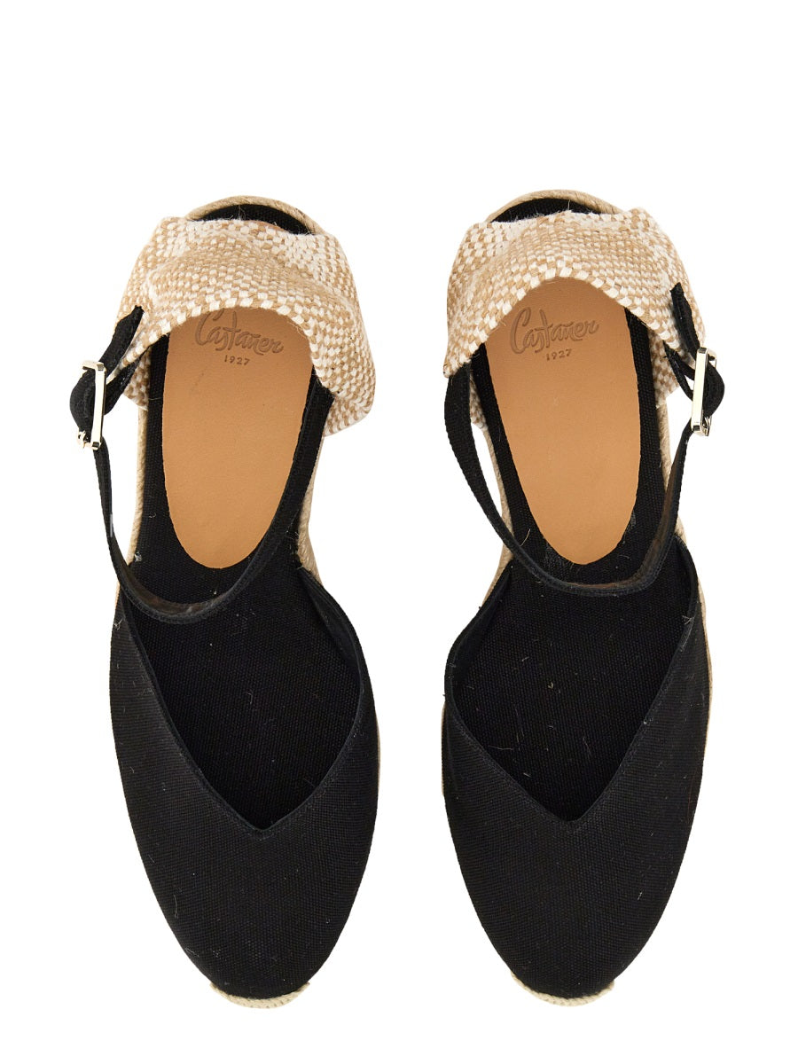 Castañer Wedges - Black | Wanan Luxury