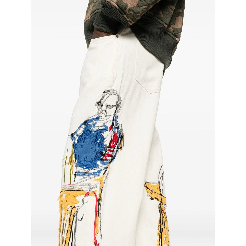 Kidsuper Denim - White | 119ef417a14c41cc625a28f7a7543ce843ef58bc