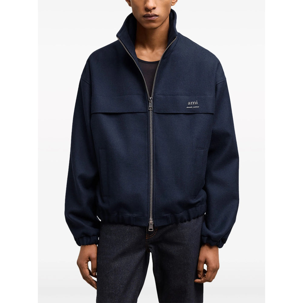 Ami Paris Outerwears - Blue | 4b39b7ff14aac76f2839c0efc68c28592d2325c4