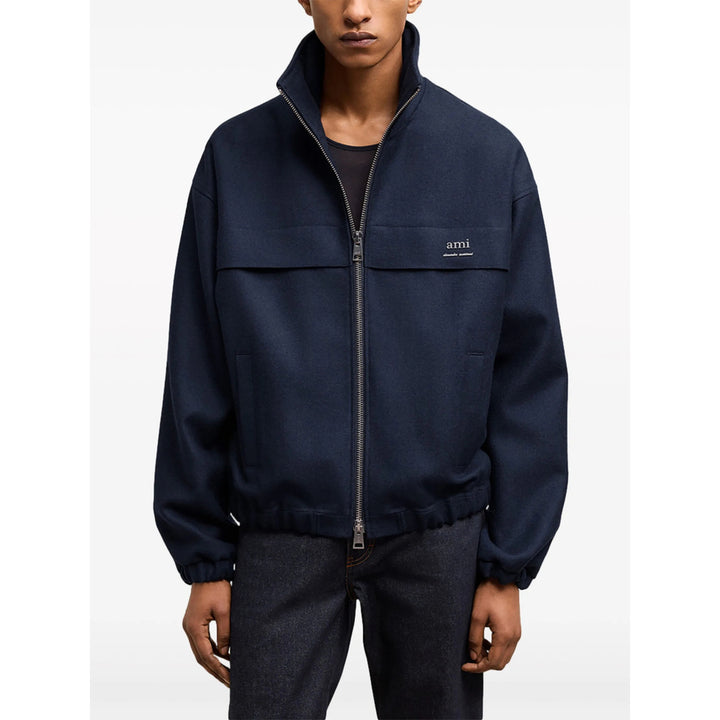 Ami Paris Outerwears - Blue | 4b39b7ff14aac76f2839c0efc68c28592d2325c4