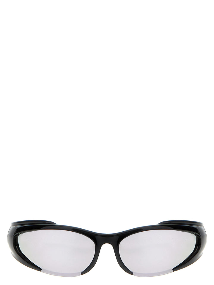 Balenciaga Reverse Xpander Rectangle Sunglasses - Black | 7a3e527cc1e130c1102c01a58a05e861c5202593