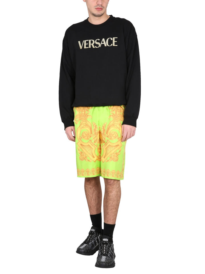 Versace Shorts - Green | Wanan Luxury