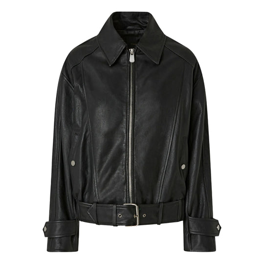 Leather Outerwears Black