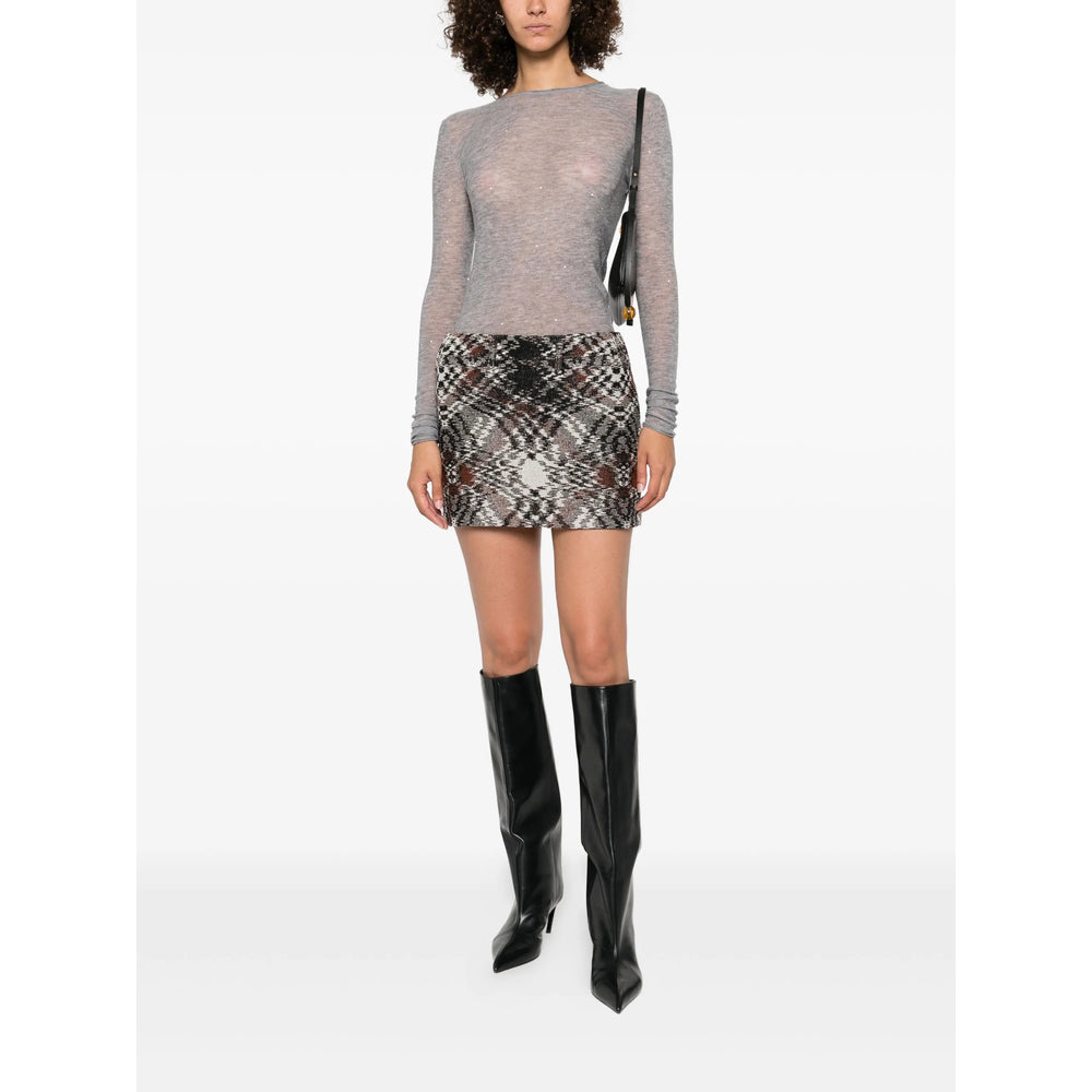 Pinko Sweaters - Gray | d1b6f6e8aec641b848e25953fd37a8a08343668c