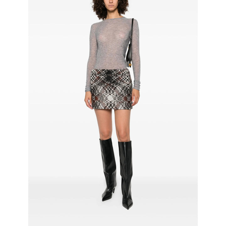 Pinko Sweaters - Gray | d1b6f6e8aec641b848e25953fd37a8a08343668c