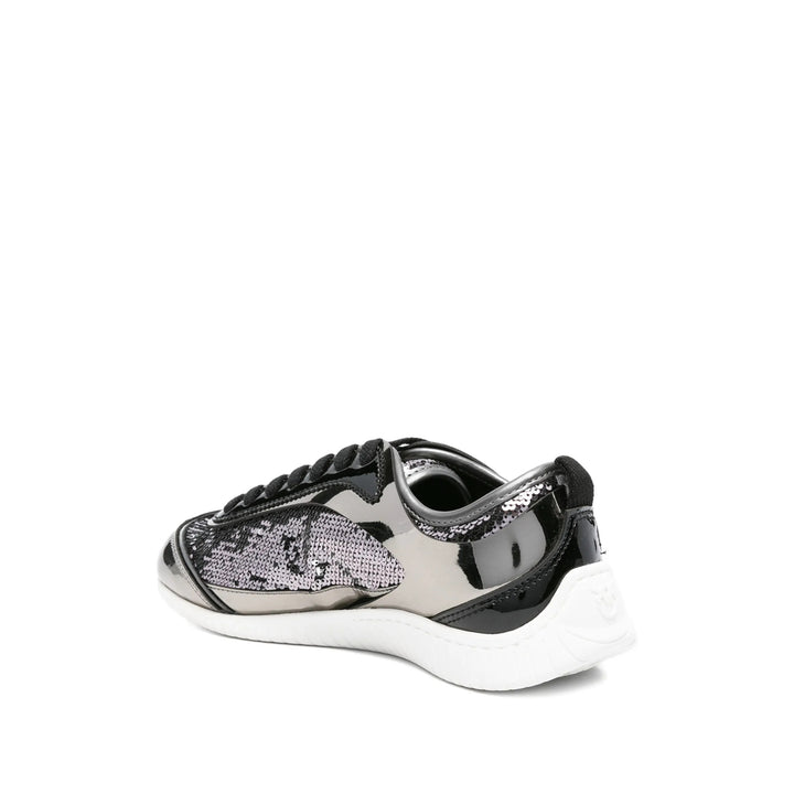 Pinko Sneakers - Silver, Black | 3be2bb48792ce5592d3729387f7b2d570ccb3640