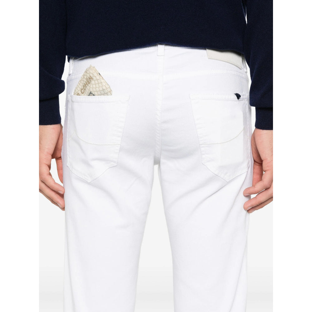 Jacob Cohen Pants - White | 5afc6716d9aa16dcc6feef80808785831057a87d