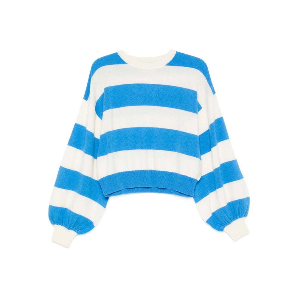 Bellerose Sweaters - White, Blue | 6a371ffdd94e002805e6f28884933499198a0ea5