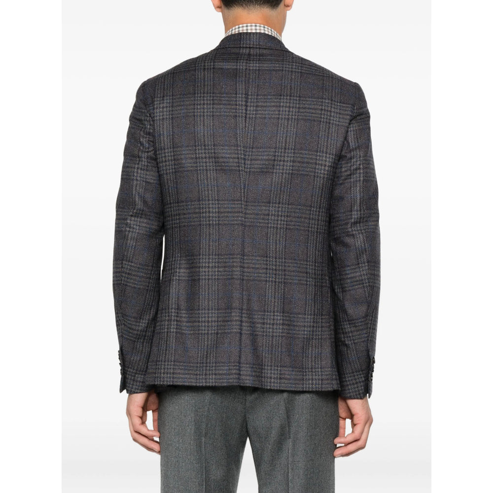 Isaia Jackets - Brown, Blue | 7764a12cdb0ffee50bd1e761ddcc70fc251c2414