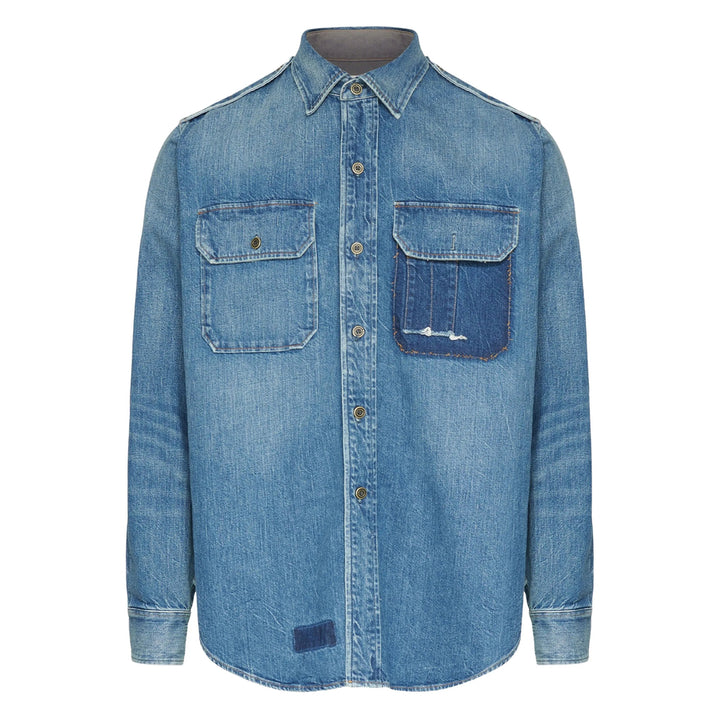 Maison Margiela Shirts - Blue | 6214e072a8f45e34e3a9ad99981ae06abd9dd1f4