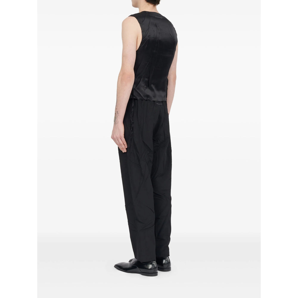 Mm6 Maison Margiela Outwear Waistcoats - Black | 37da2090bb62ff529474228d870f5b11456658bd