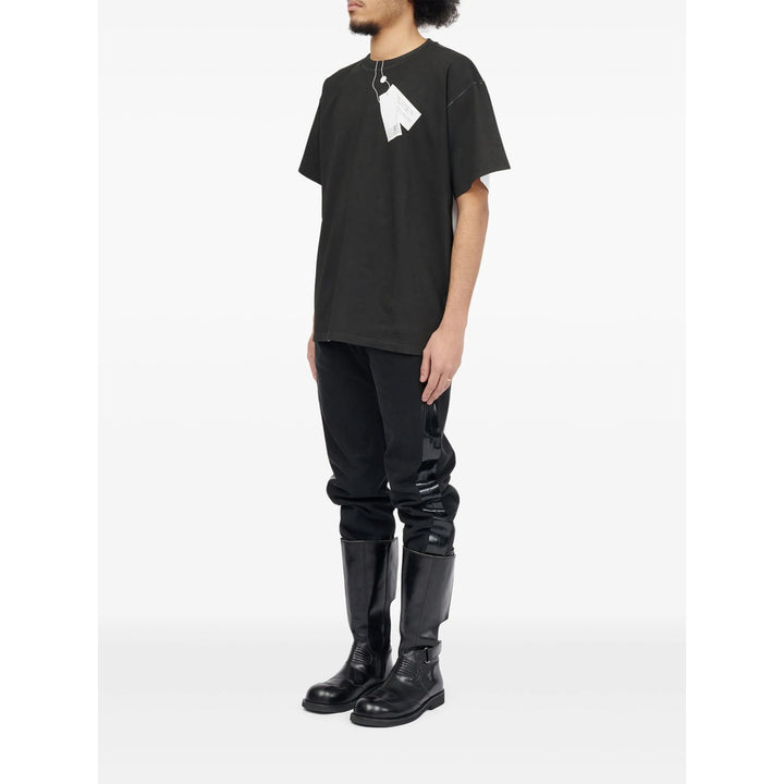 Mm6 Maison Margiela T Shirts - Black, White | e125e9e519e103dfd84fe58482be99628ab10e60