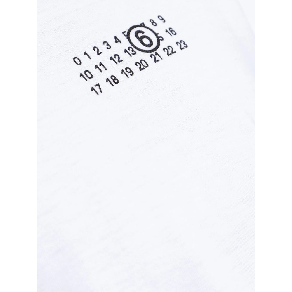 Mm6 Maison Margiela T Shirts - White | 7e14af44e0375c6d7f9e23329d935c8771b745f4