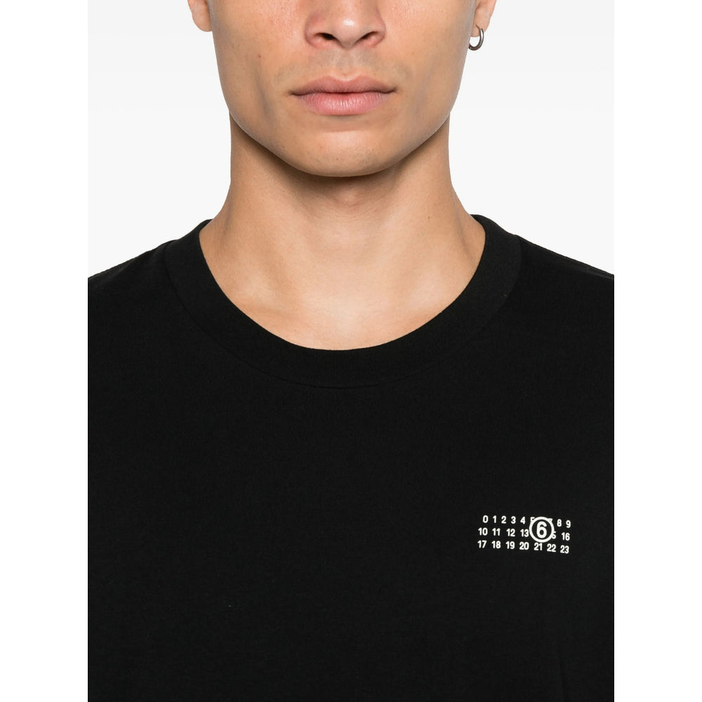 Mm6 Maison Margiela T Shirts - Black | 259fabf0f0ee01afcb6afcc5193a84b982a15cf8