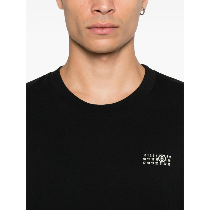 Mm6 Maison Margiela T Shirts - Black | 259fabf0f0ee01afcb6afcc5193a84b982a15cf8
