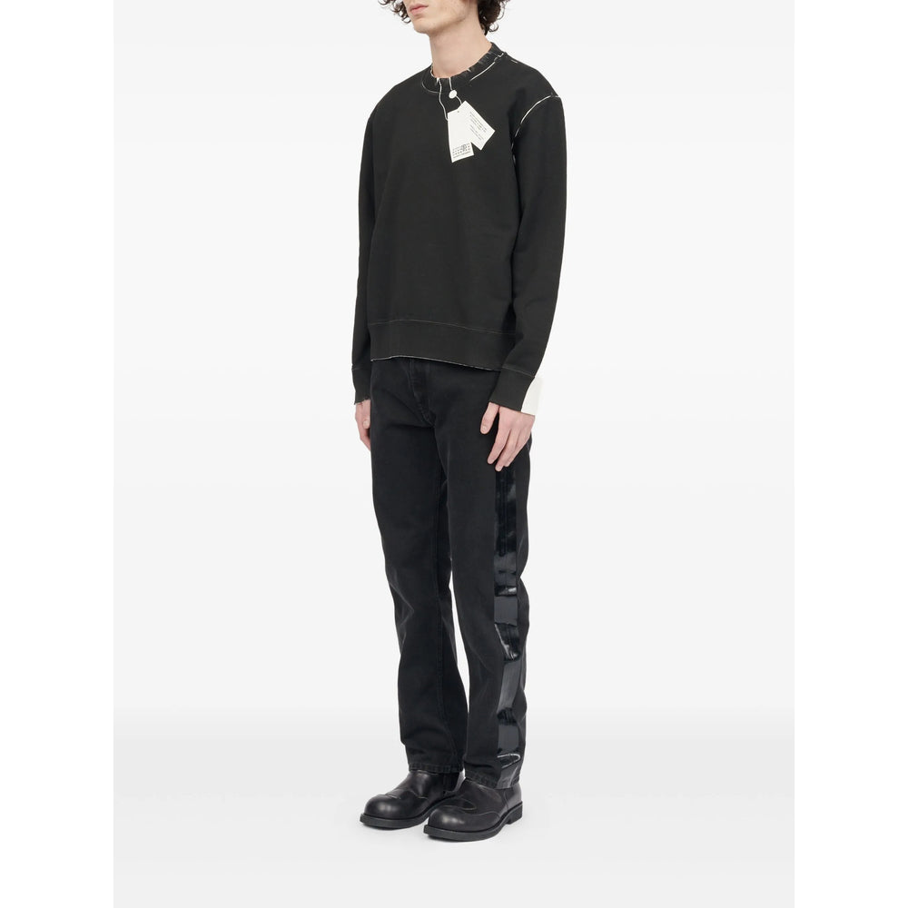 Mm6 Maison Margiela Sweatshirts - Black | 2f1a229d2e97d76813e120dfb469a8ec71709469