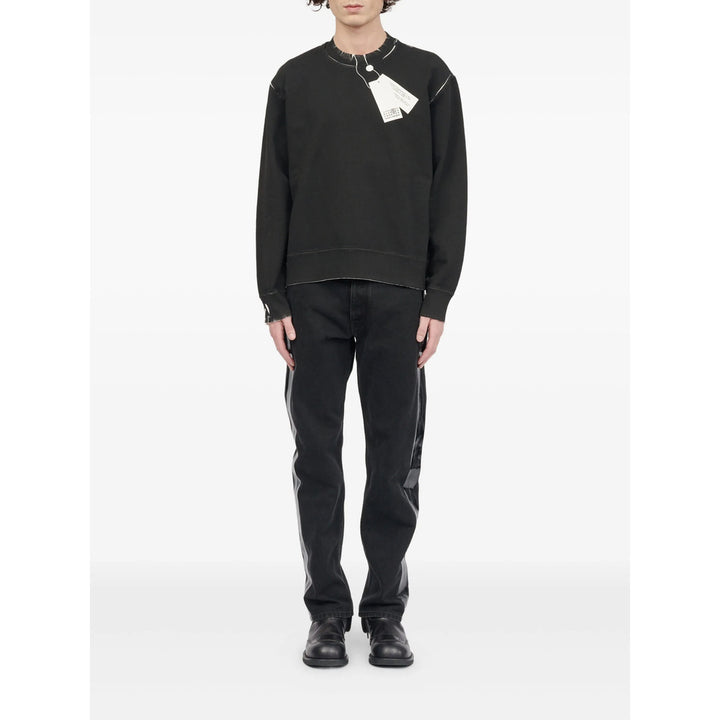 Mm6 Maison Margiela Sweatshirts - Black | e2da5a04a63022f17de3496b83437fb84d64968a