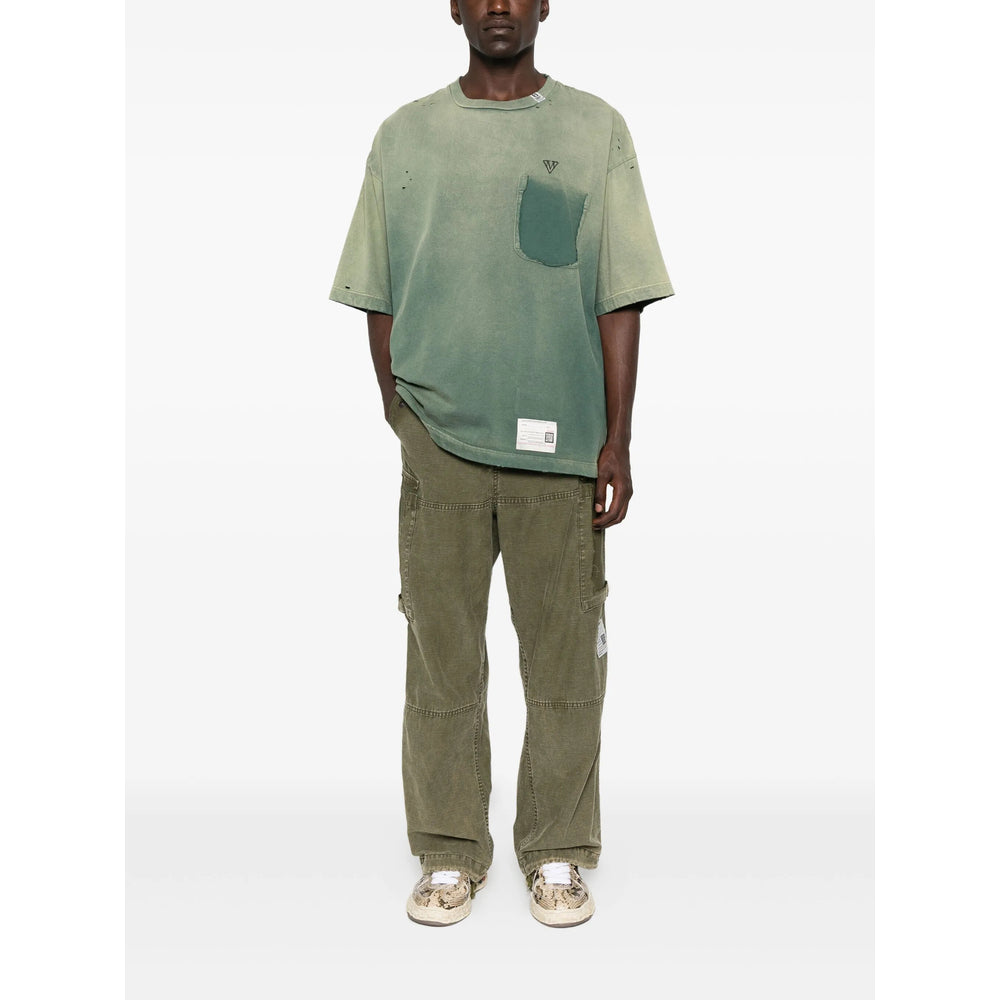 Maison Mihara Yasuhiro Pants - Green | 5260d68adbc02ecf07bddf6ad94627def42f5e1a