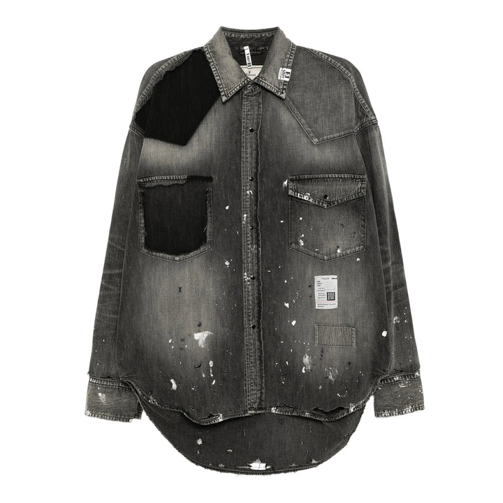 Maison Mihara Yasuhiro Shirts - Black | 10eb7703bfd6d6a6dbdbc4652abfe4622e397ac4