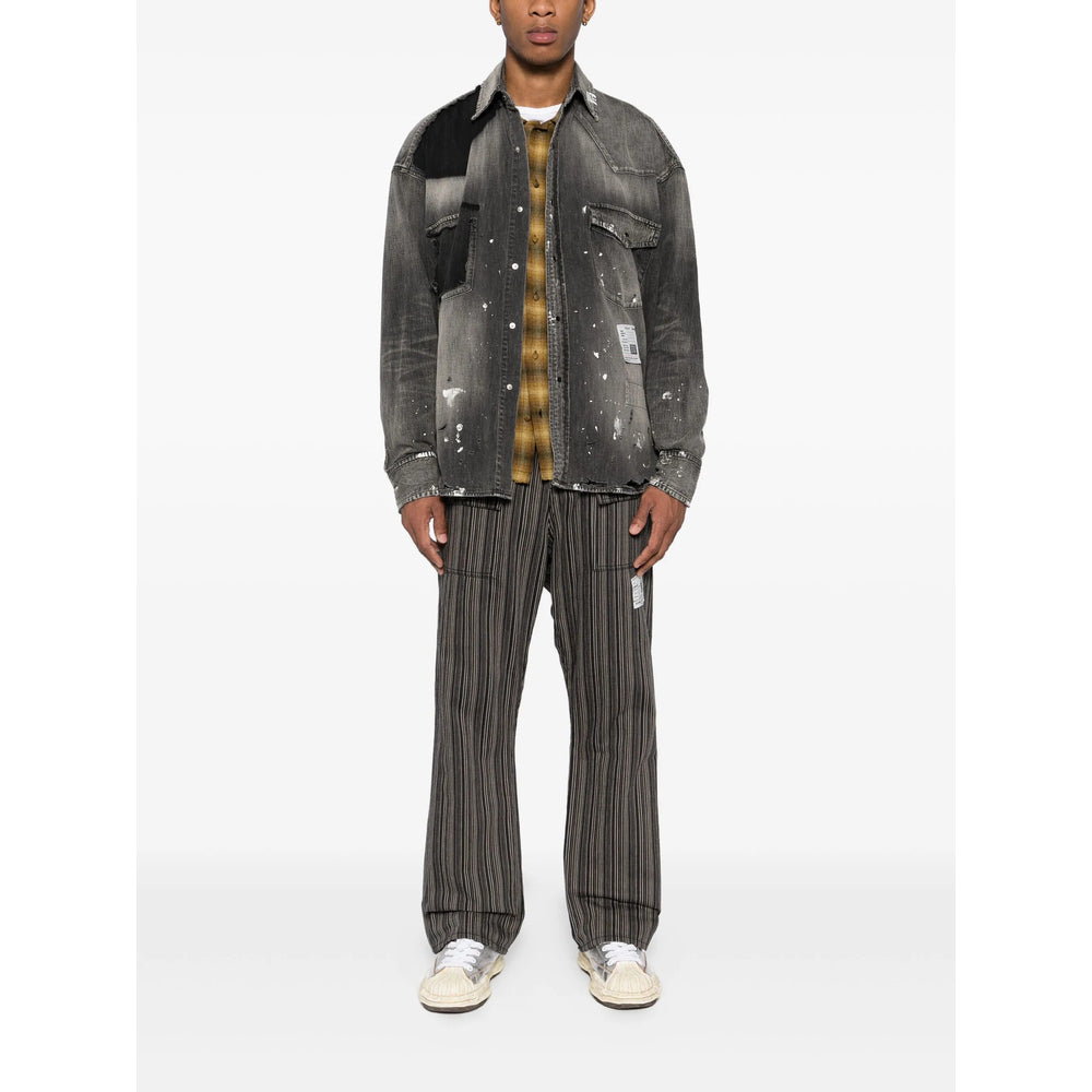 Maison Mihara Yasuhiro Shirts - Black | a822003ab50be2d498e94065350b9eaeeeef7ca0