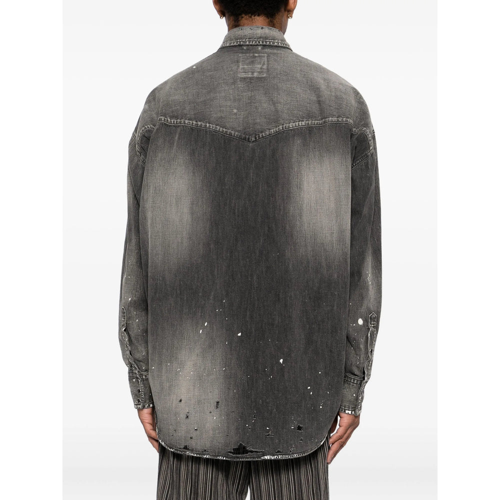 Maison Mihara Yasuhiro Shirts - Black | ceadbe423c7f838d889088c2803d37247538f40e