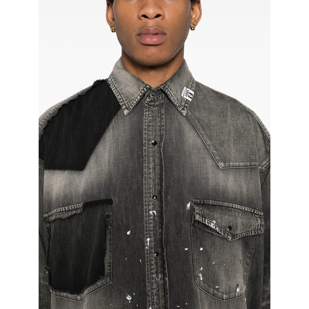 Maison Mihara Yasuhiro Shirts - Black | dc633e584a1656963d2410afcb10f7434c9d3dda