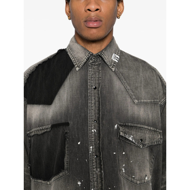 Maison Mihara Yasuhiro Shirts - Black | dc633e584a1656963d2410afcb10f7434c9d3dda