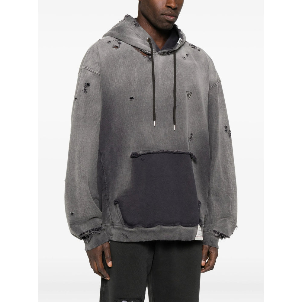 Maison Mihara Yasuhiro Sweatshirts - Black | 9c85eafac65ee5eea9c99c3ad4d9da52f4e1c4e2