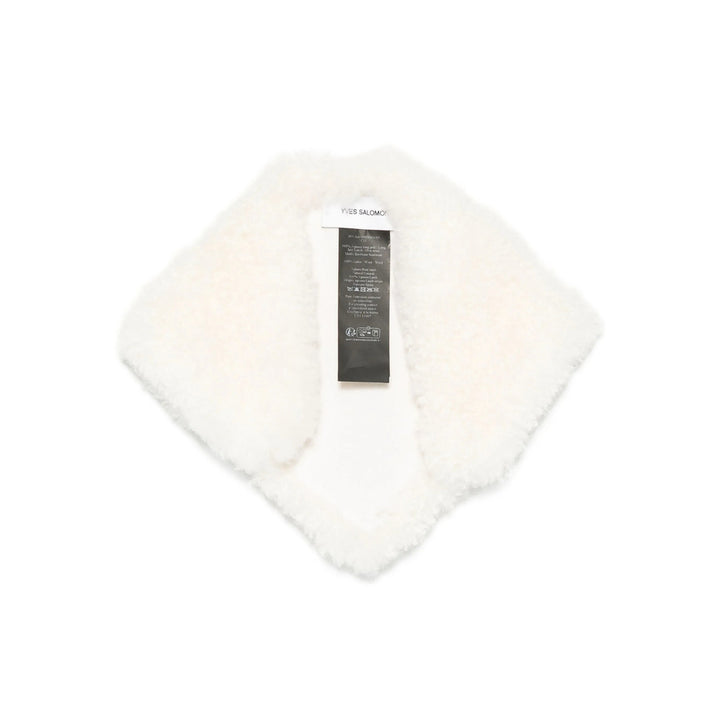Yves Salomon Scarves - White | 45444c1b0cd60f0af83add1fc22ea861115bfb62