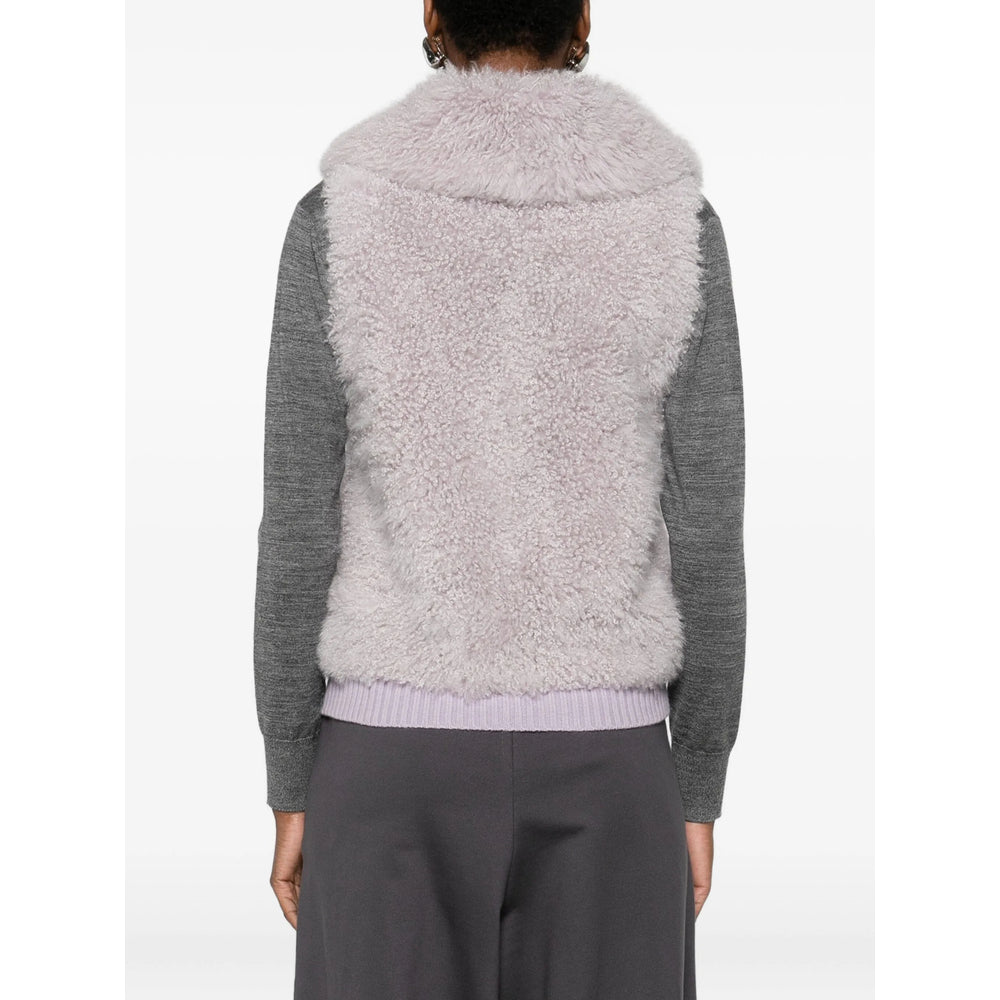 Yves Salomon Waistcoats - Purple | 9765a4a12e5a0370395459d5241587df4637ff7f