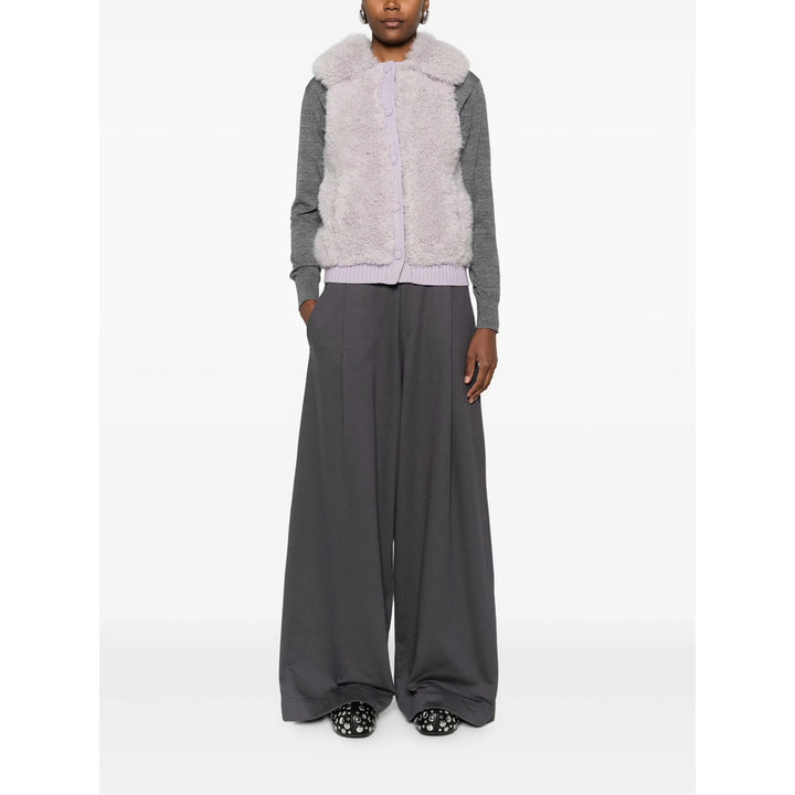 Yves Salomon Waistcoats - Purple | ede64b5ae241eb4aa083a1f821bb2585654e43df