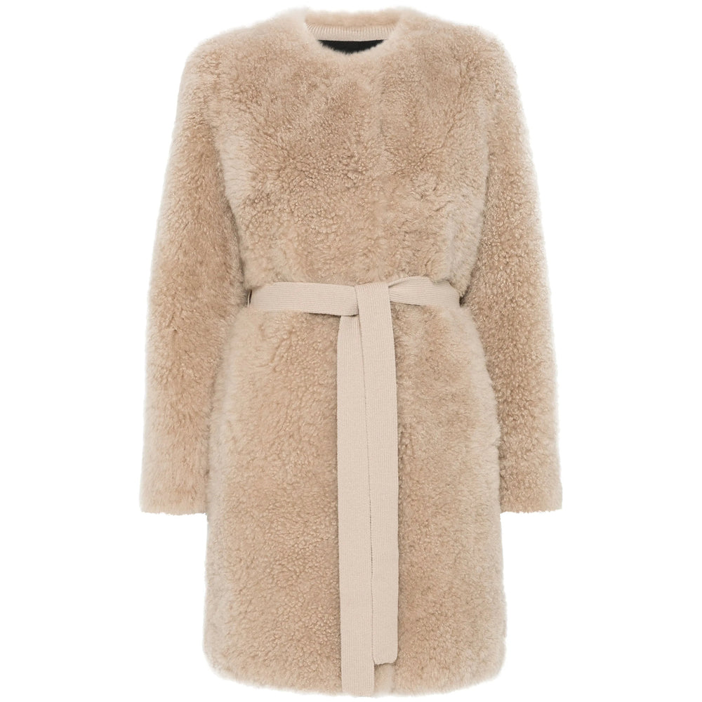 Yves Salomon Coats - Neutral | 98ffcac7a68c5c02d2ef43484d24fff83bd7b072