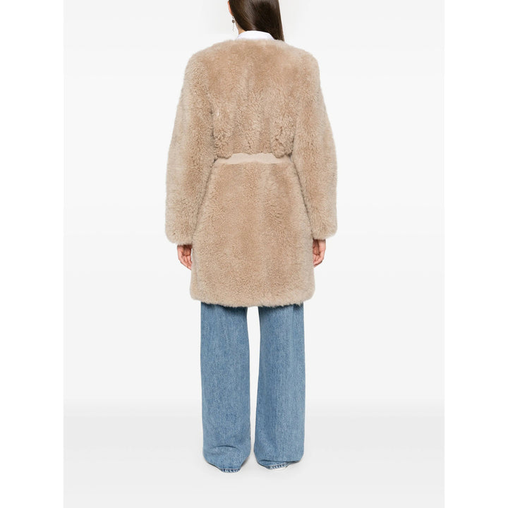 Yves Salomon Coats - Neutral | 498b9dc91f99b37a2c19ebe78d16697d7b645a8b