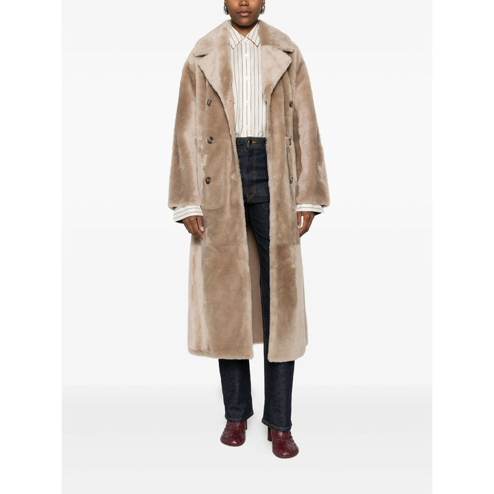 Yves Salomon Coats - Neutral | 7cb79acffd42eb64647021c924237742b2189c49
