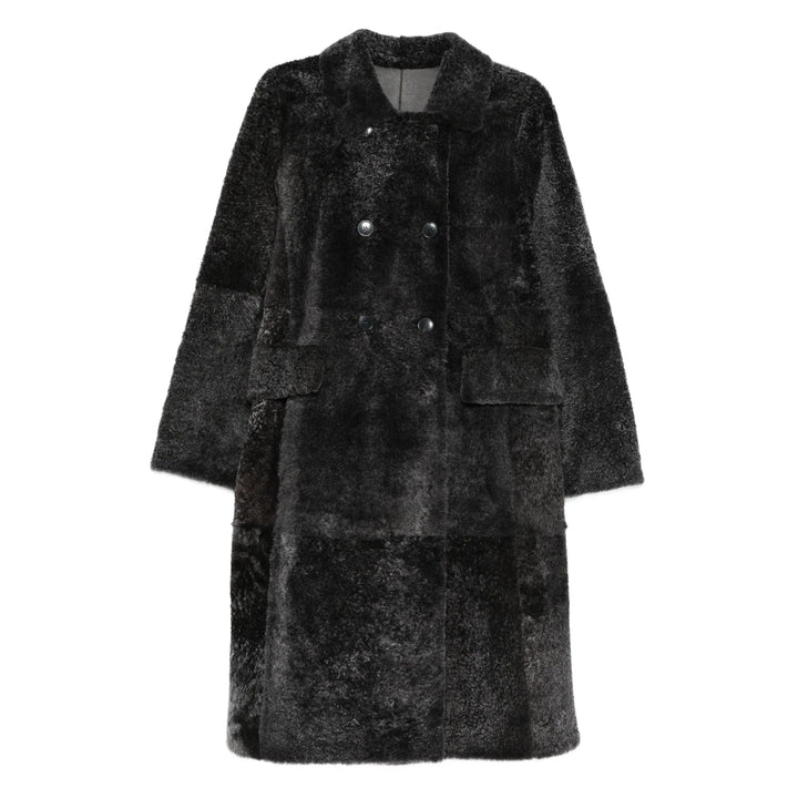 Yves Salomon Coats - Black | e486a91d681060b2f437f82094b111e85aa46417