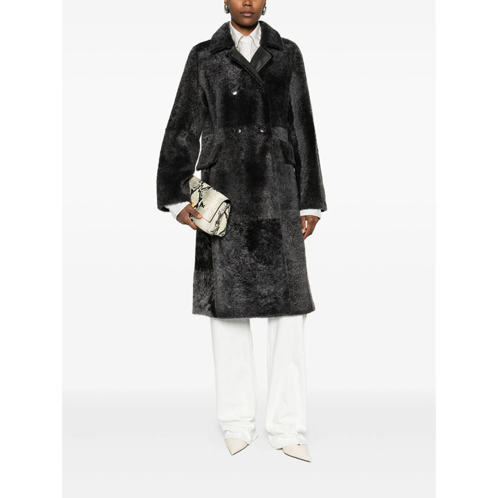 Yves Salomon Coats - Black | d61a579532606ace3c231c934bebaf95c4b44986