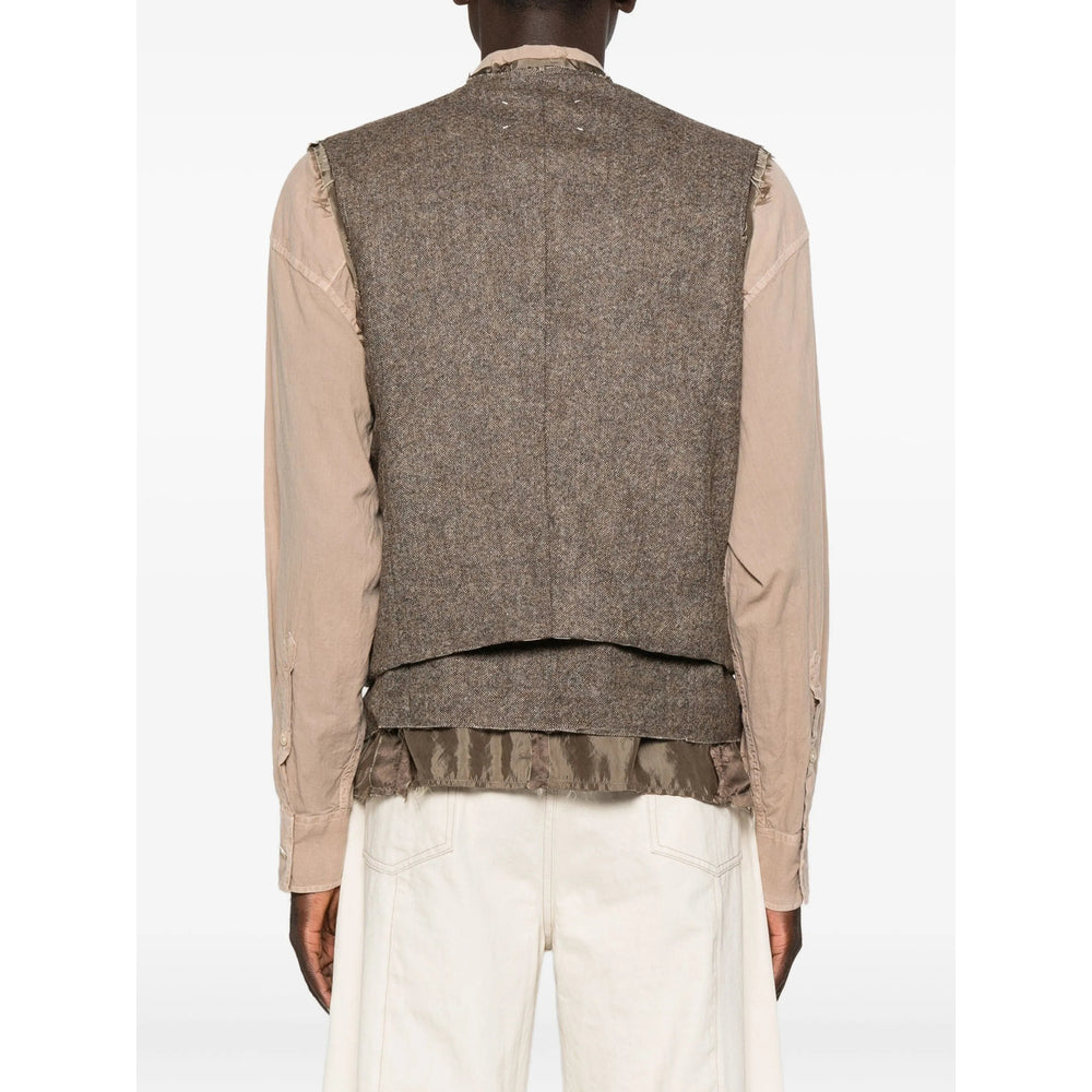 Maison Margiela Outwear Waistcoats - Brown | bebb20abb9b52d1d54635cc8f5c0d811d11b100f
