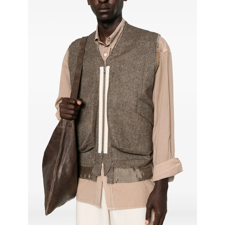 Maison Margiela Outwear Waistcoats - Brown | 83d2197ab6e3c50a6f1fc3080d1f2b815ddc77c6