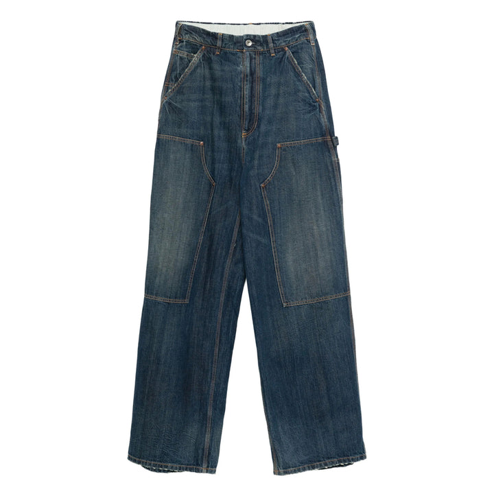 Maison Margiela Pants - Blue | 4157490d66502ad86c4e3db78c9c2d123eac5b01