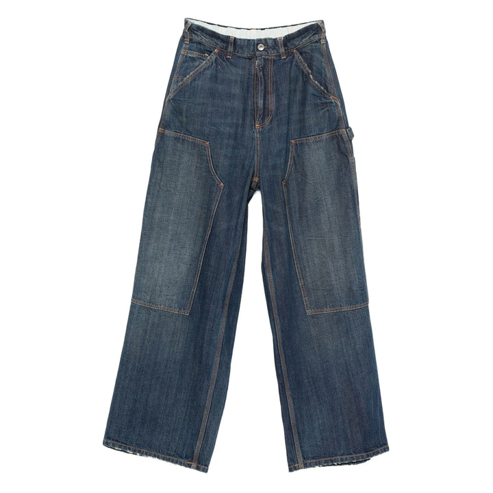 Maison Margiela Pants - Blue | 4145ed73aa7350344ba0e1fbba3b0f21223f8930