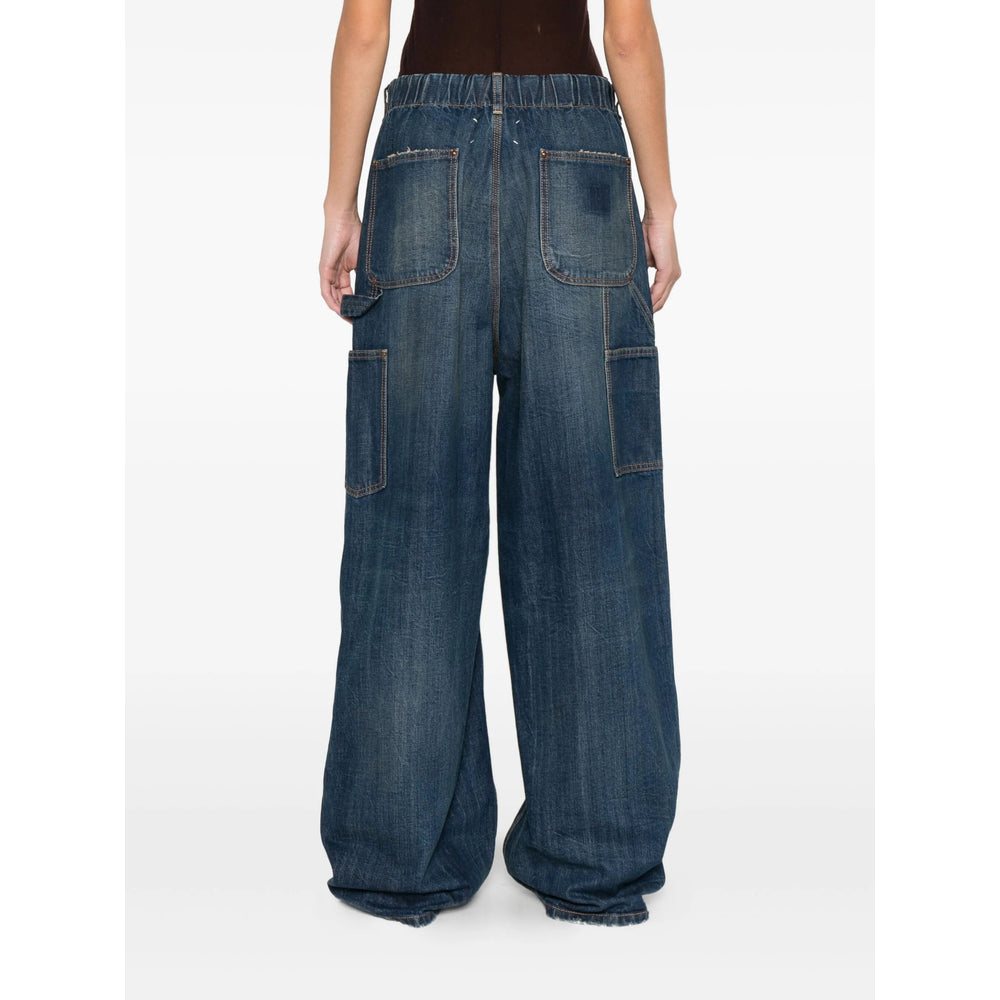 Maison Margiela Pants - Blue | 70cbe63bf373a276c6db7ca19077fe0c7abb88de